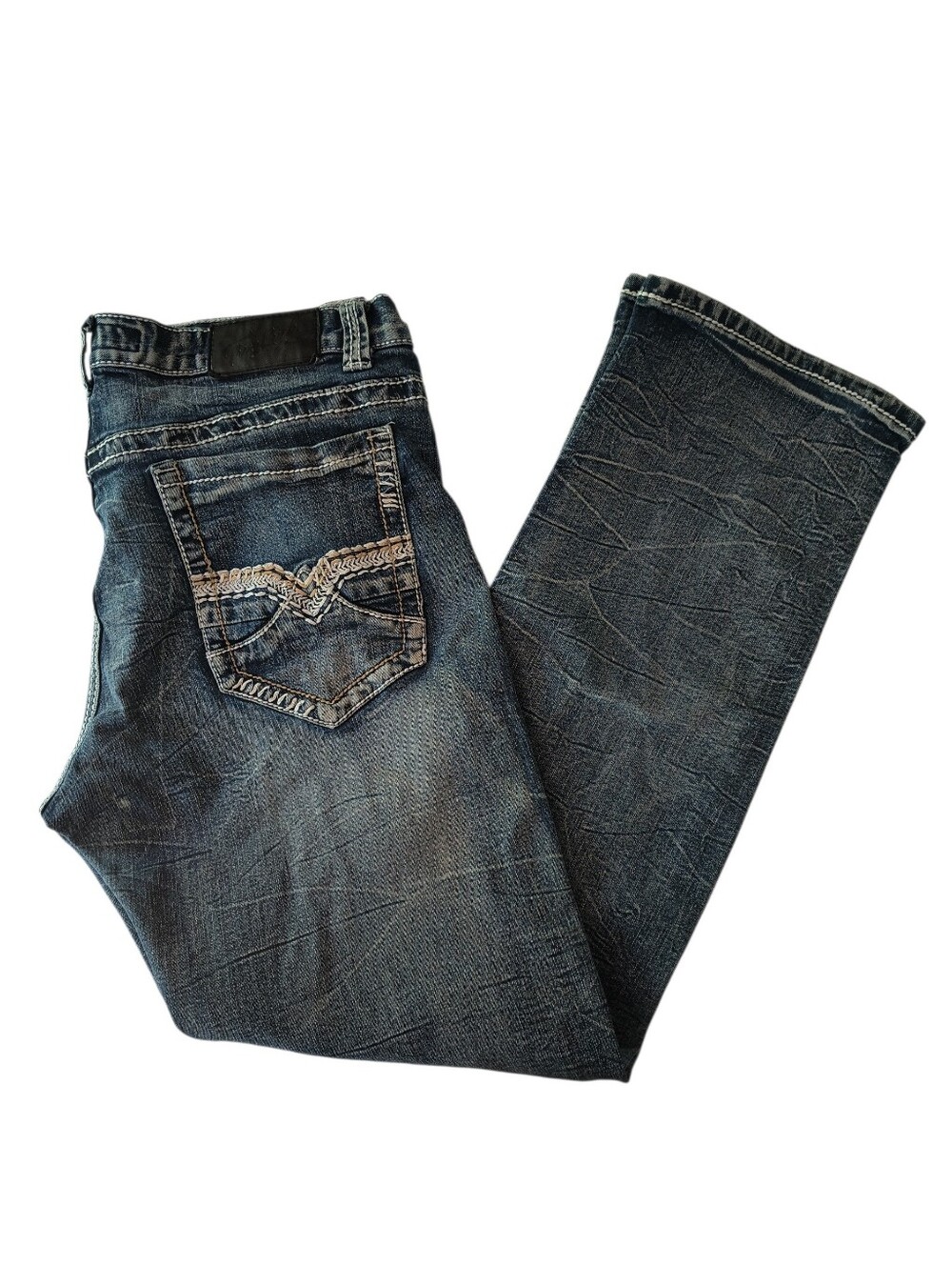 Men's True Luck Straight Leg Jeans Size 34X32